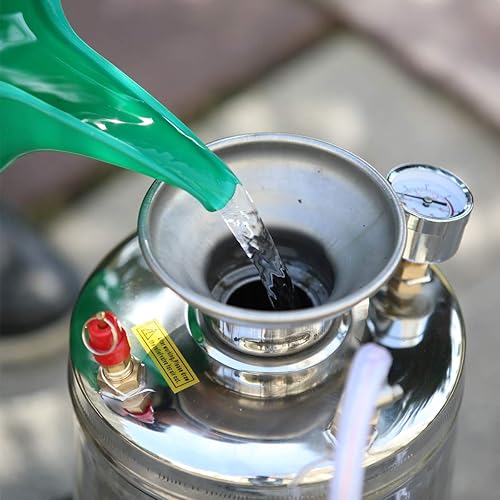 Miniatura 5 de CLICIC Pulverizador profesional de acero inoxidable con mochila (4 galones)