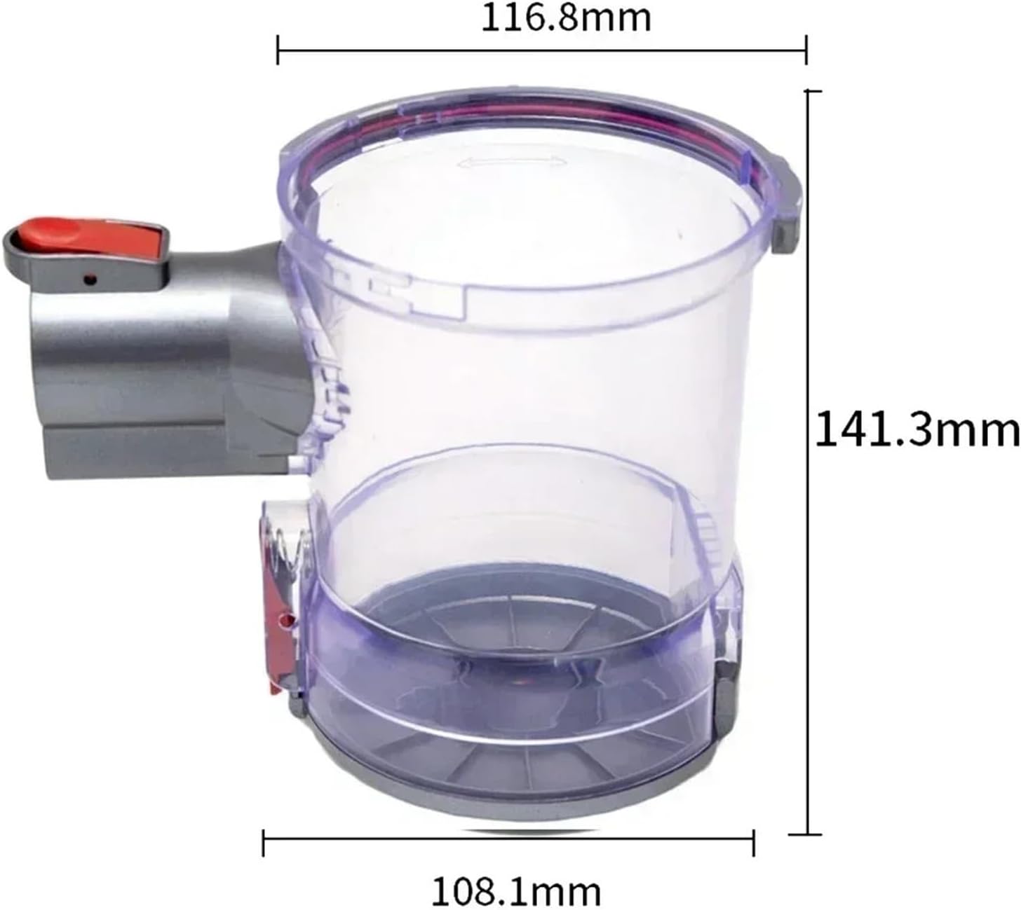 Replacement Dust Cup for 10 KPa150W Cordless Handheld Vacuum Cleaners Home Appliance Parts Household Merchandises