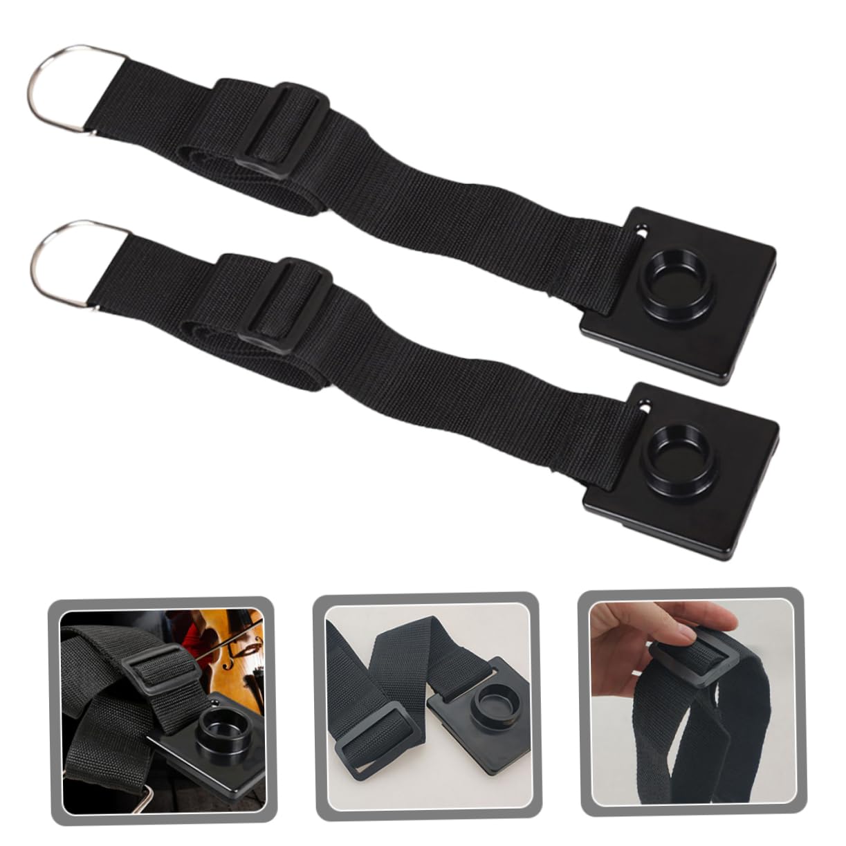 YARNOW 2pcs Adjustable Cello Endpin Anchor Holder Nonslip Cello Accessories Durable Skid Mat for Lightweight Portable Design for and Storage