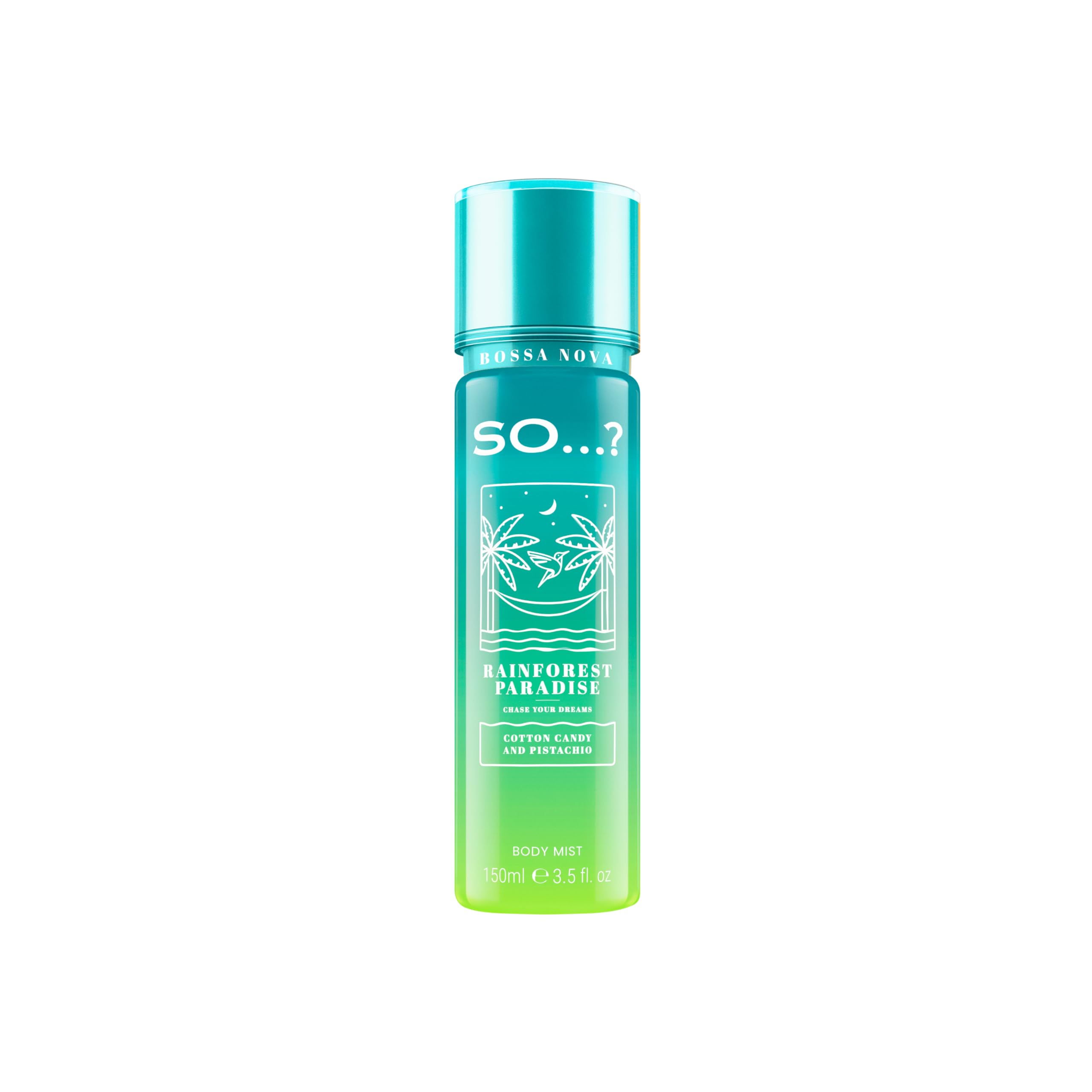 So…? Bossa Nova Womens Rainforest Paradise Body Mist Fragrance Spray, 150ml​