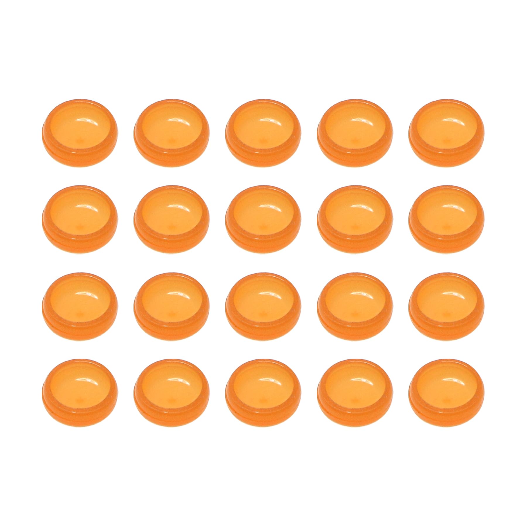 20 Pcs Overdenture Retention Caps 0.8 lbs(20 Pcs 0.8 lbs Yellow)