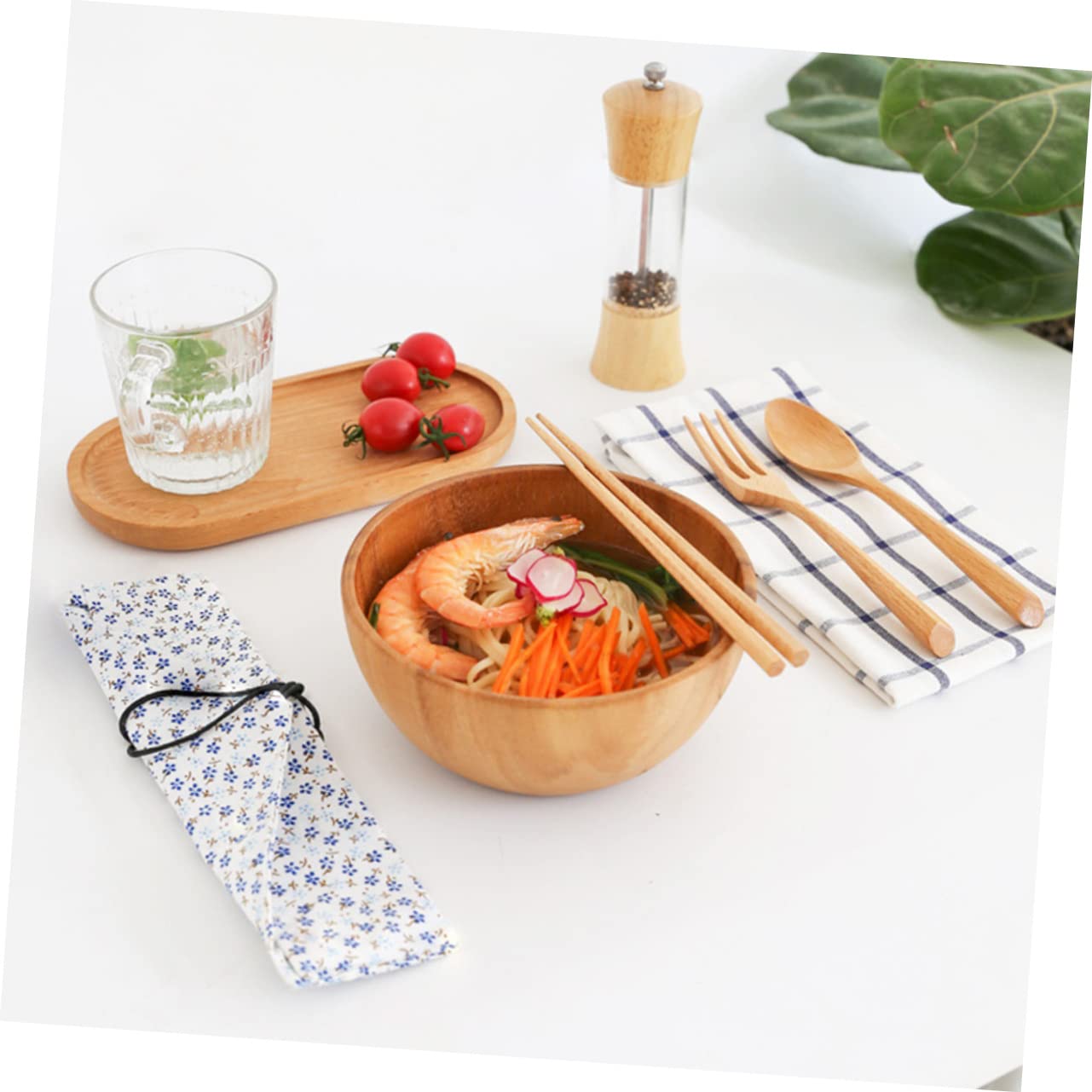 MUELODSIC 6 Stück Besteck-Taschen – Tragbare Aufbewahrung Für Essstäbchen, Löffel & Co.