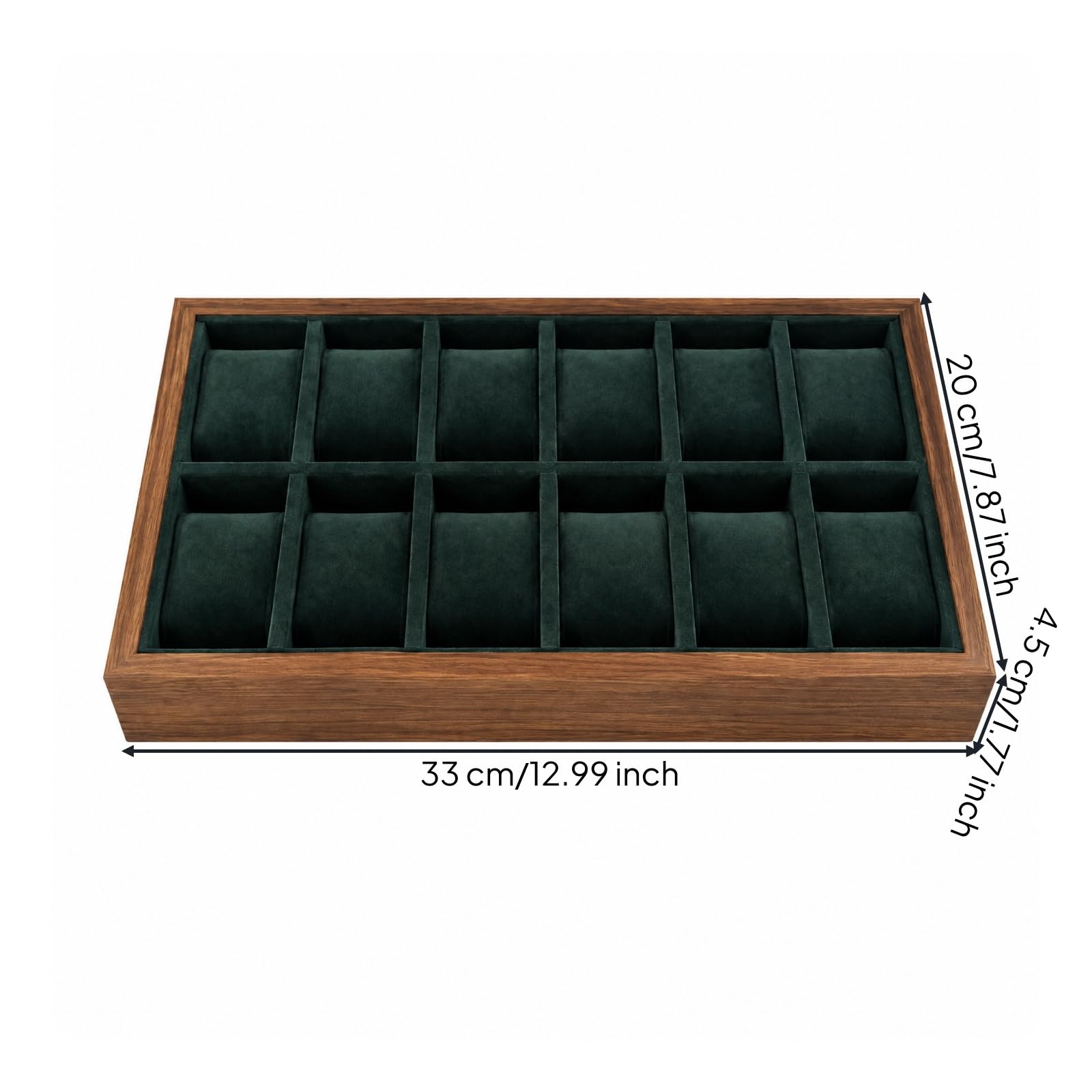Organizador Joyas Acolchado Banja Organizadora Relojes Resisn Connedor Almacenamiento Joyas para Tocador, Cómoda,