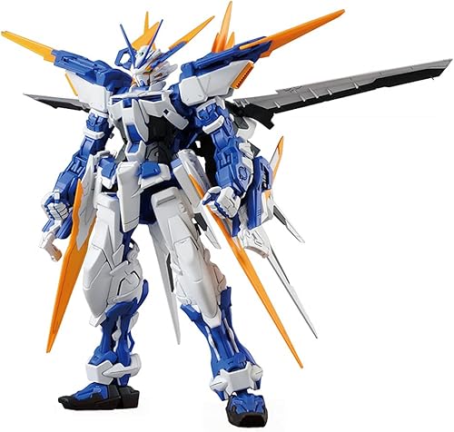 Figura de acción de Gundam Astray con marco azul de Bandai Hobby MG.