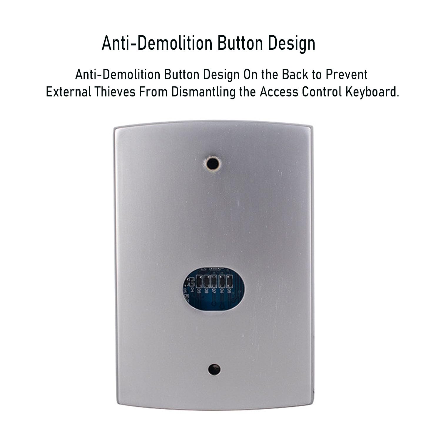 Contrôle d’Accès Imperméable de Clavier à Code Portail Métallique de proximité Étanche Bouton PIN RFID Carte de pour Filaire système d'entrée de Porte Simple, 10pcs keyfobs