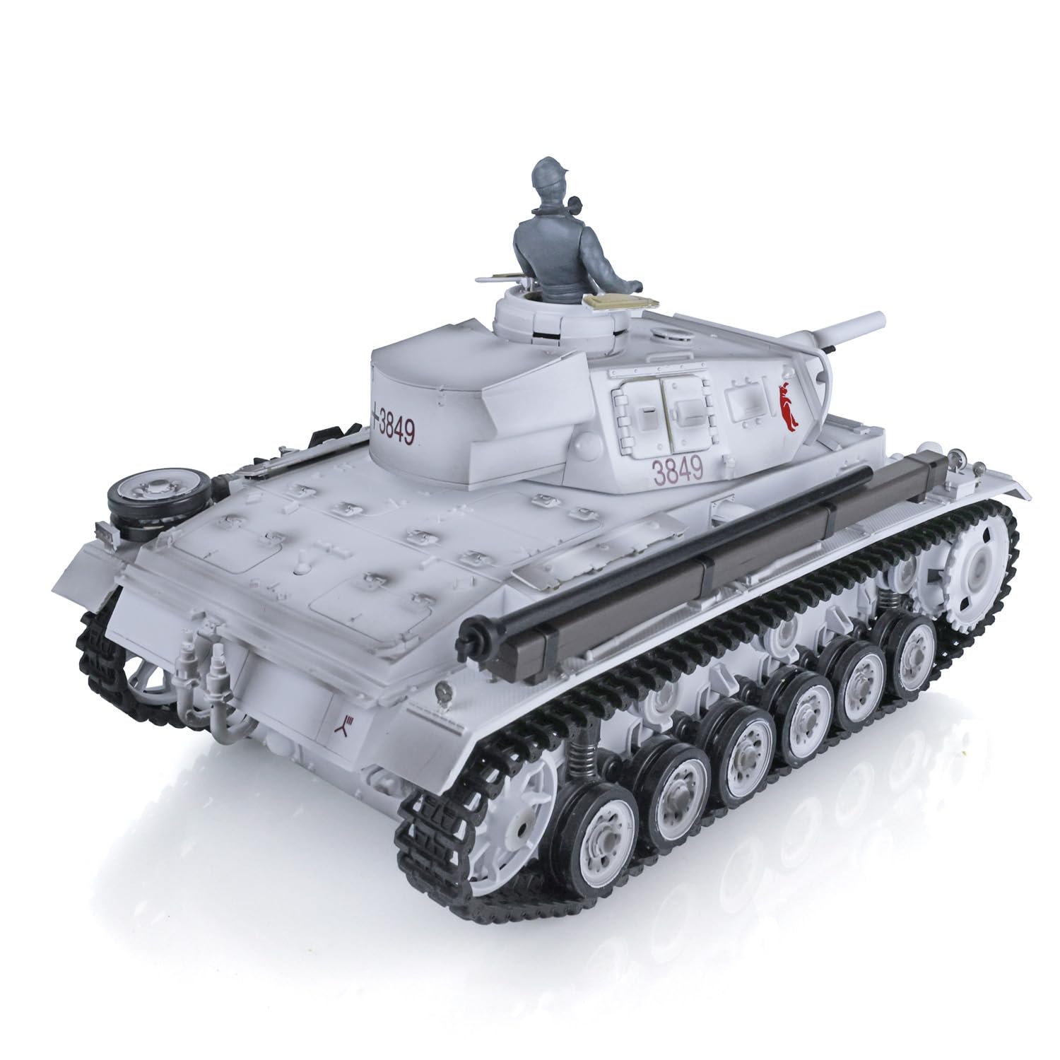 TOUCAN RC HOBBY – Autocollant Décoratif Henglong 3849 Pour Char Panzer III H – Échelle 1/16 – Accessoire Personnalisable