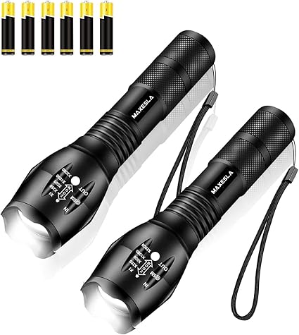 Linterna LED Maxesla de 2000 Lúmenes