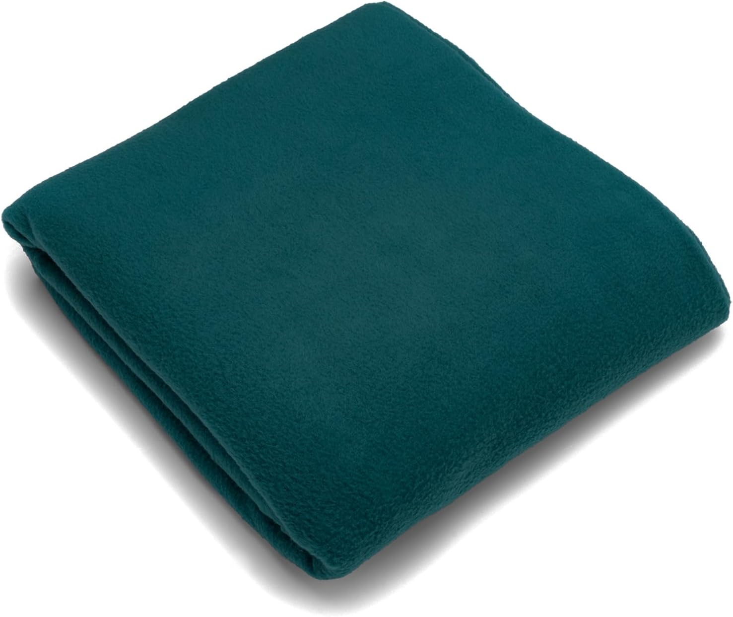 Pico Textiles 4 Yards Bolt - Teal Solid Fleece Fabric - Solid Color Fleece Fabric - Sold by The Bolt - Variety of Colors - Ideal for Sewing Projects, Scarves, No Sew Fleece Throws and Tie Blankets.