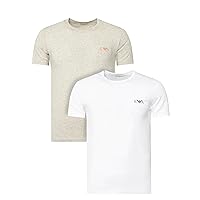 EMPORIO ARMANI T-Shirt Girocollo da Uomo con monogramma audace