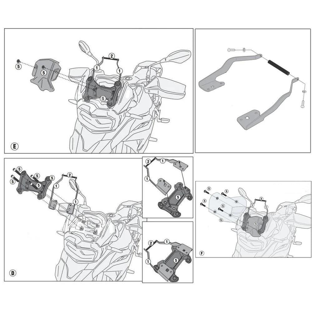 Moto Supporto Navigatore Per B&MW F 850 GS 750 F750 F850 F750GS F850GS 2018 2019 2020 Dispositivo Navigazione Staffa Supporto Del Telefono Manubrio Adattare Il Supporto Telefono Staffa Moto