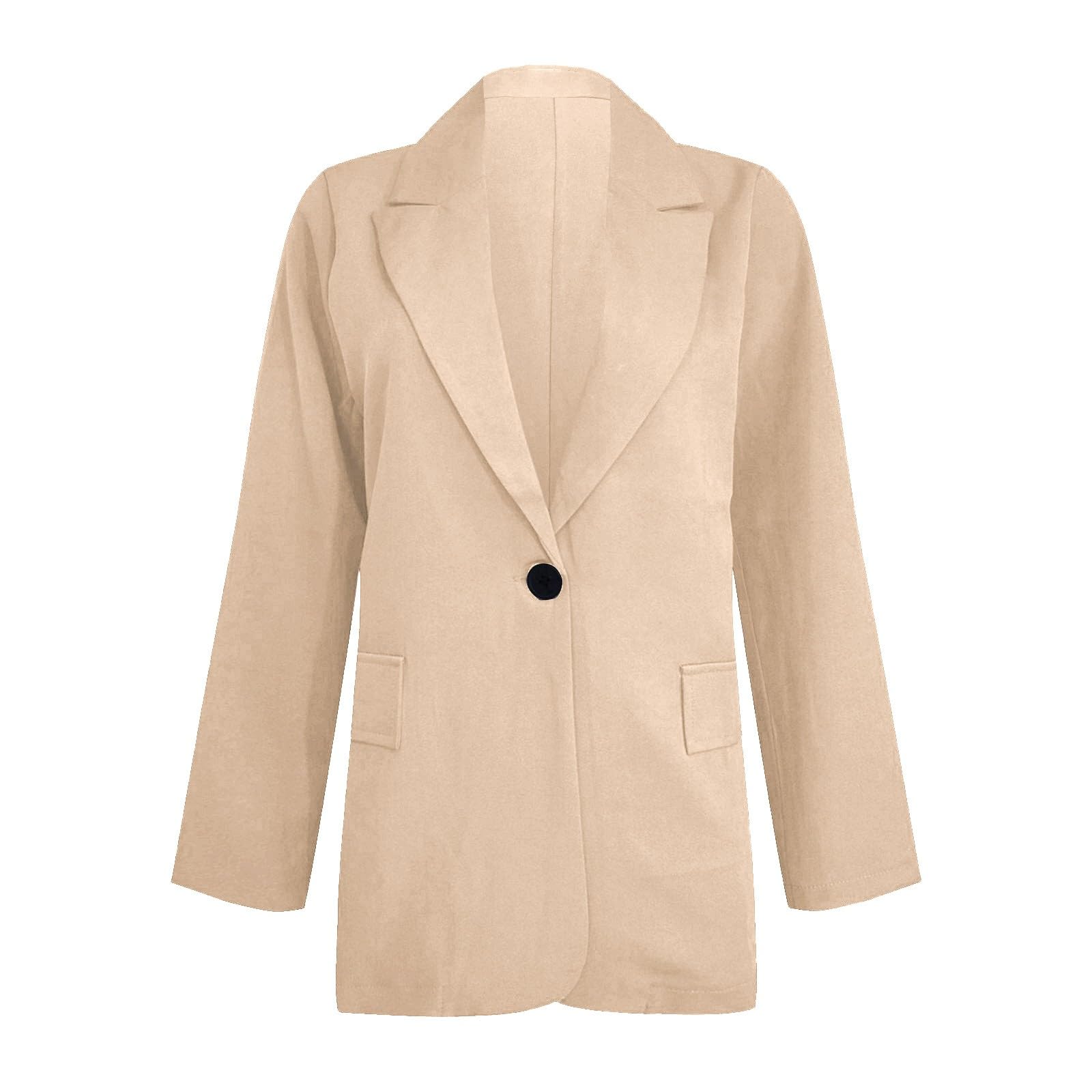 Tailleur Damen Elegant Curvy Set Hose und Jacke Zeremonie Overall Elegant Büro Business Komplett mit Hose und Blazer Langarm Overall Slim Fit 2 Stück für Hochzeit Party