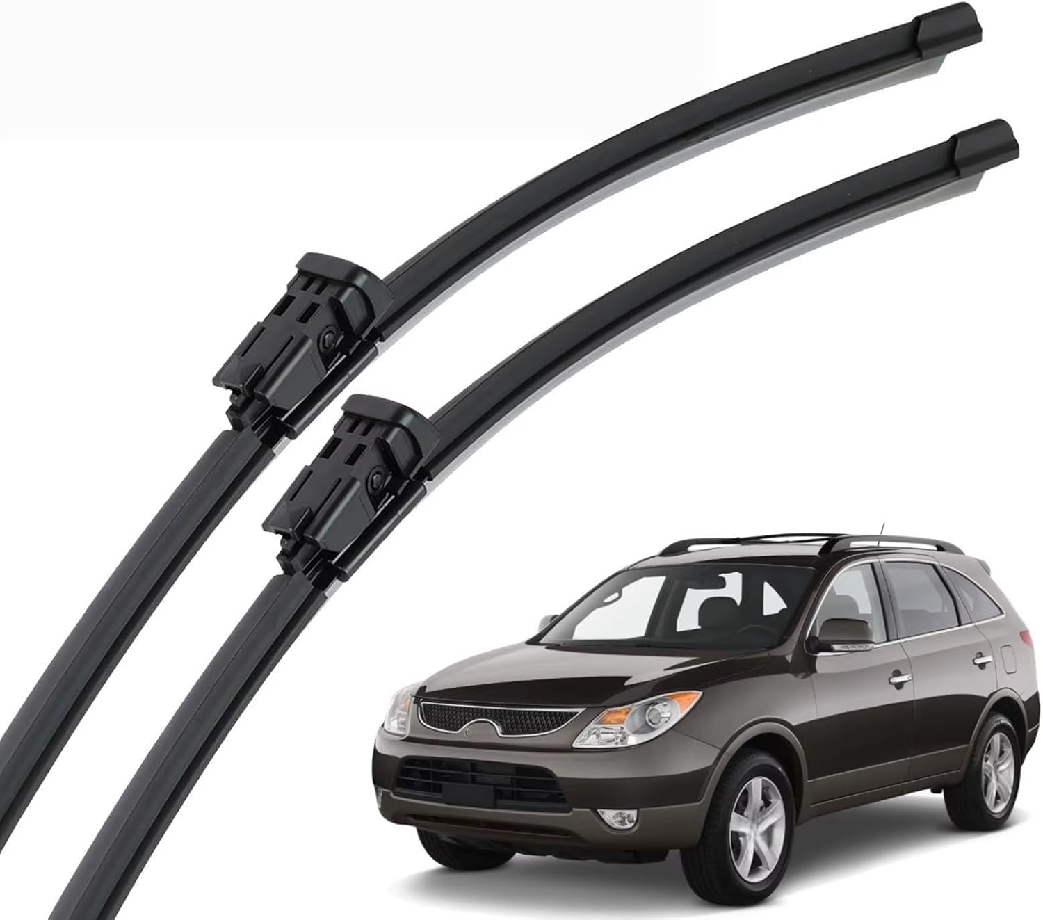 liufangfc Front Windscreen Beam Wipers for Nissan Note E12 MK2 2014-2019 24"+14", Set of 2 Replacement Blades with Pre-assembled Adapter, Only for Right-Hand Drive (UK)
