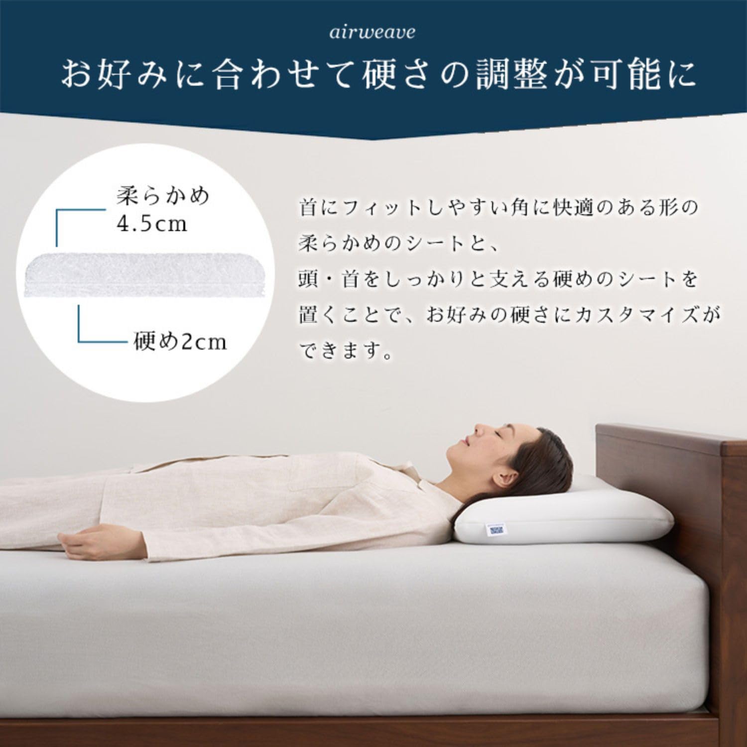 【期間限定お値下げ】【ほぼ新品】エアウィーヴ　コンフォート　ピロー Amazon｜エアウィーヴ(airweave) 【コンフォートピロー C2