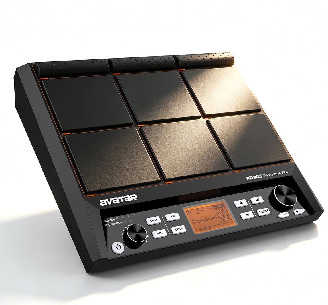 Amazon.com: PD705 Percussion Sample Multipad, Electric Drum Pad