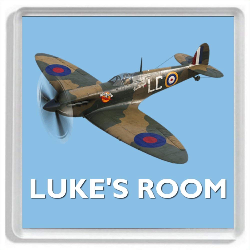Key Expressions Personalised SUPERMARINE SPITFIRE World War Two Fighter Aircraft Door Plaque/Door Sign