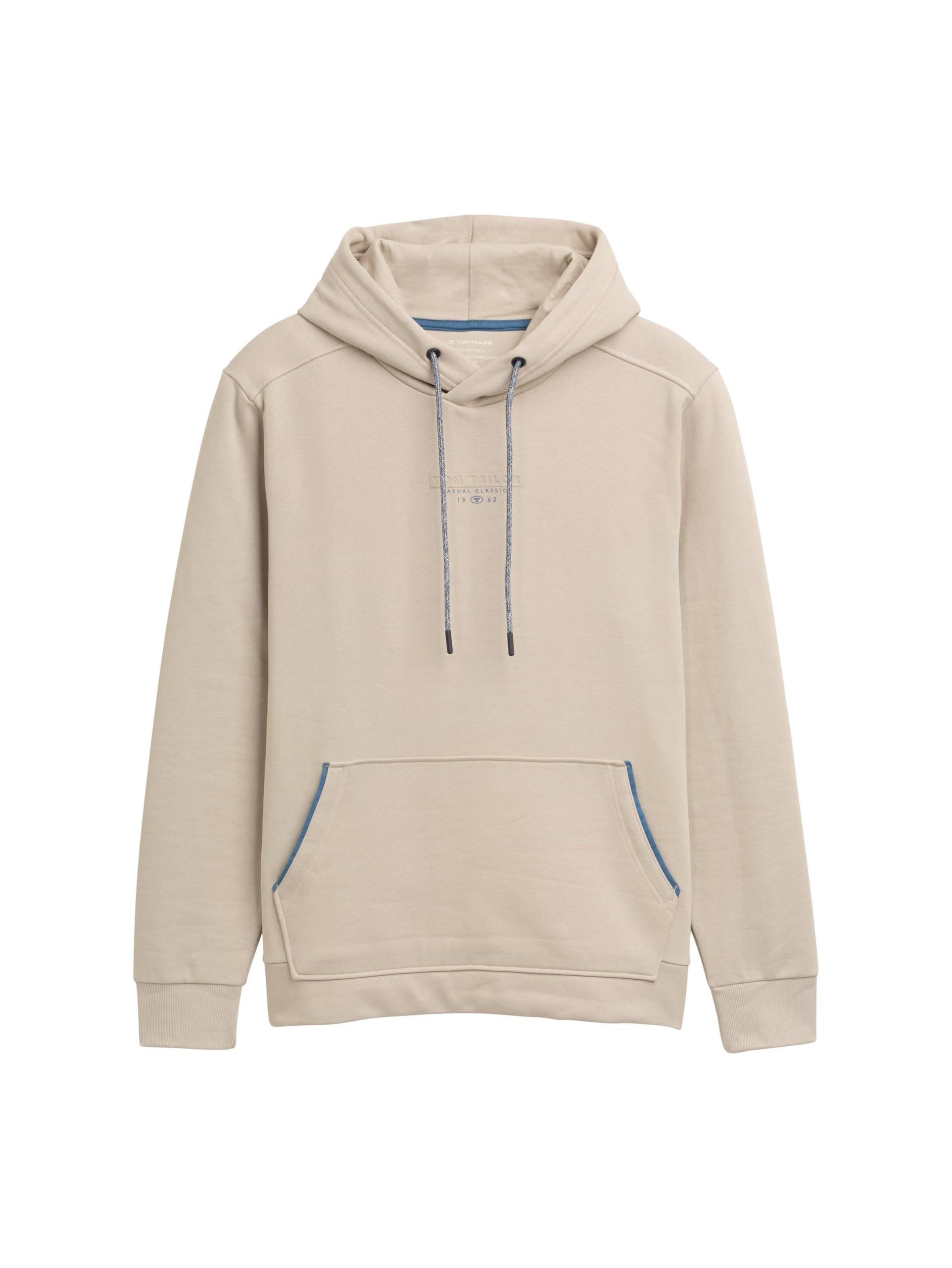 TOM TAILOR Herren 1049347 Sweatshirt Hoodie mit Logo-Print