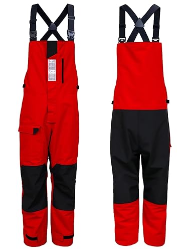 VZKAK Sailing Jacket for Men,Sailing Foul Weather Gear,Offshore Sailing Coat,Coastal Cruising Hooded,Waterproof