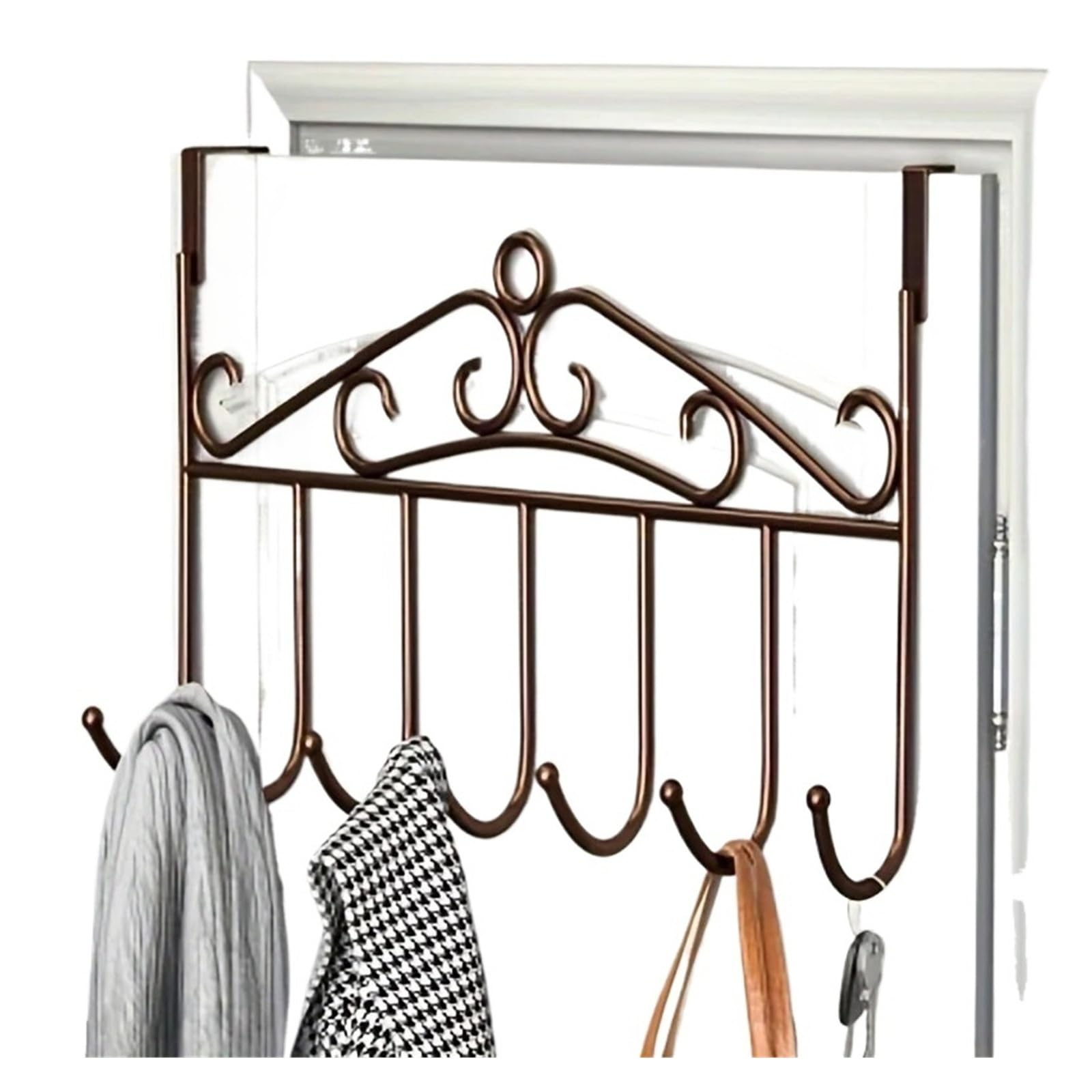 Weqyfdc Bronze Over The Door Hook Hook Storage Rack Behind The Door
