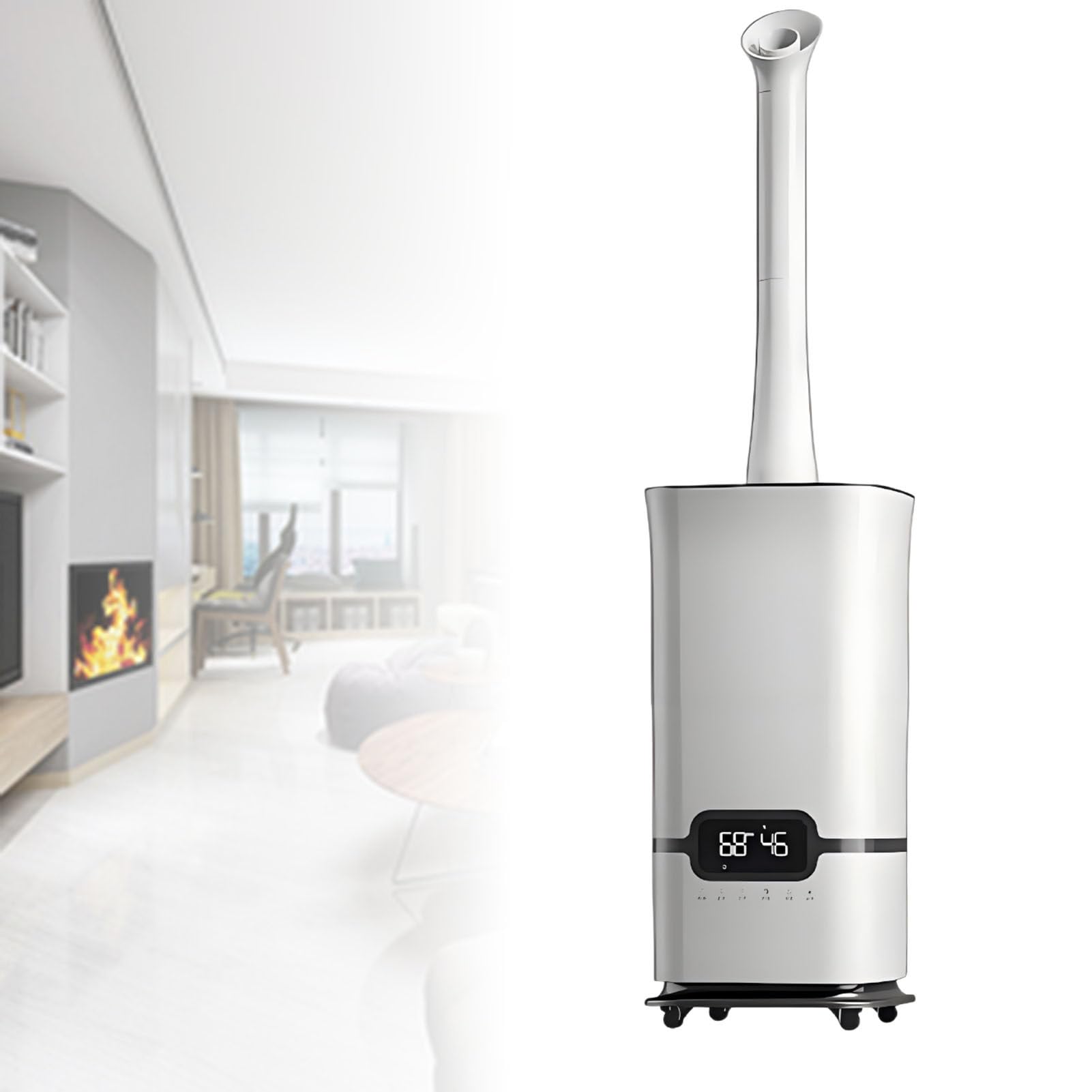 ExoticaBlend 16L Industrial Ultrasonics Humidifier for Large Spaces, Commercial Mist Maker for Greenhouses, Warehouses, Offices & Factories - Ultimate Humidity