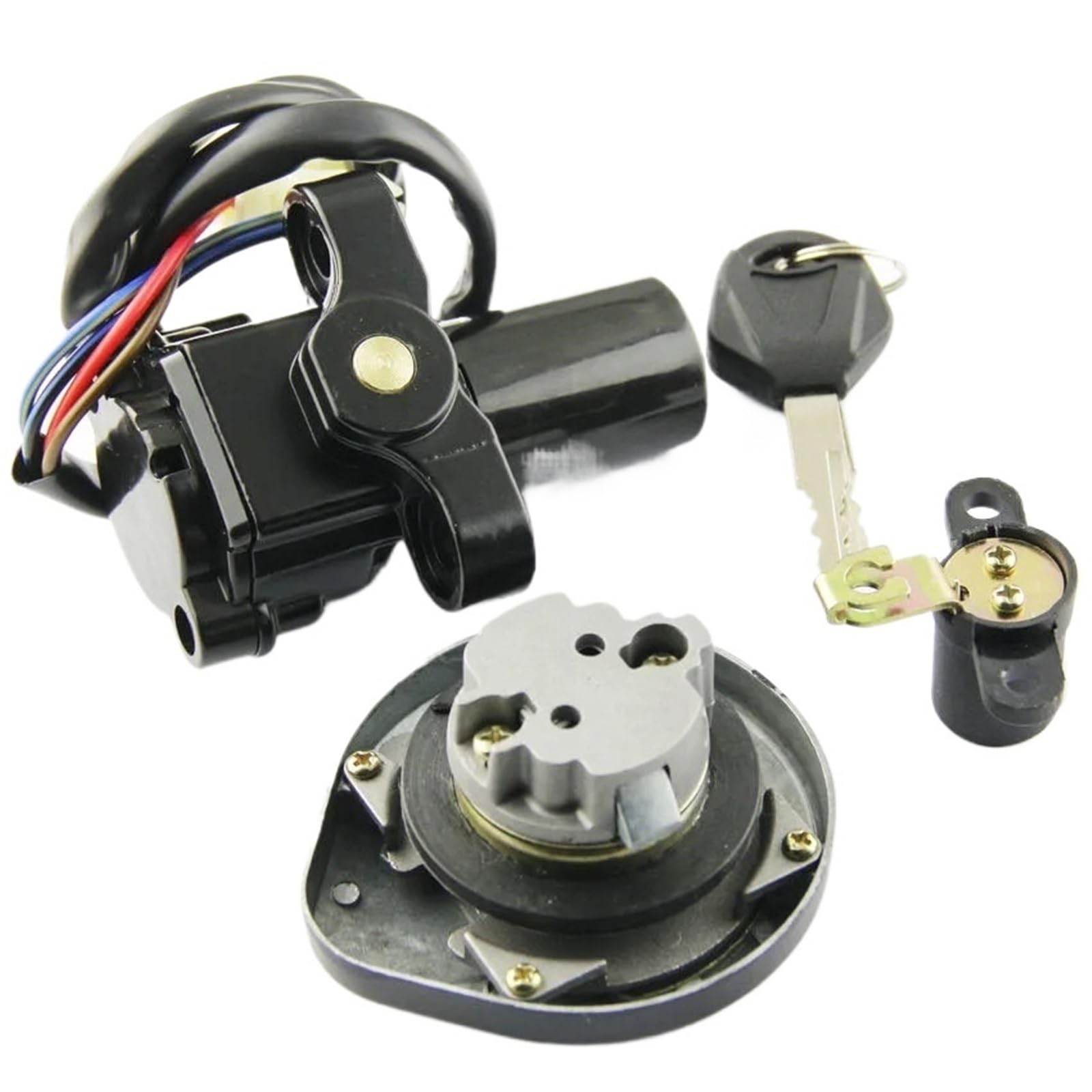 Interruptor de Control de Encendido Para XT660 XT660R XT660X 2004-2011/2014 Juego llaves bloqueo asiento motocicleta Kit tapa combustible interruptor encendido