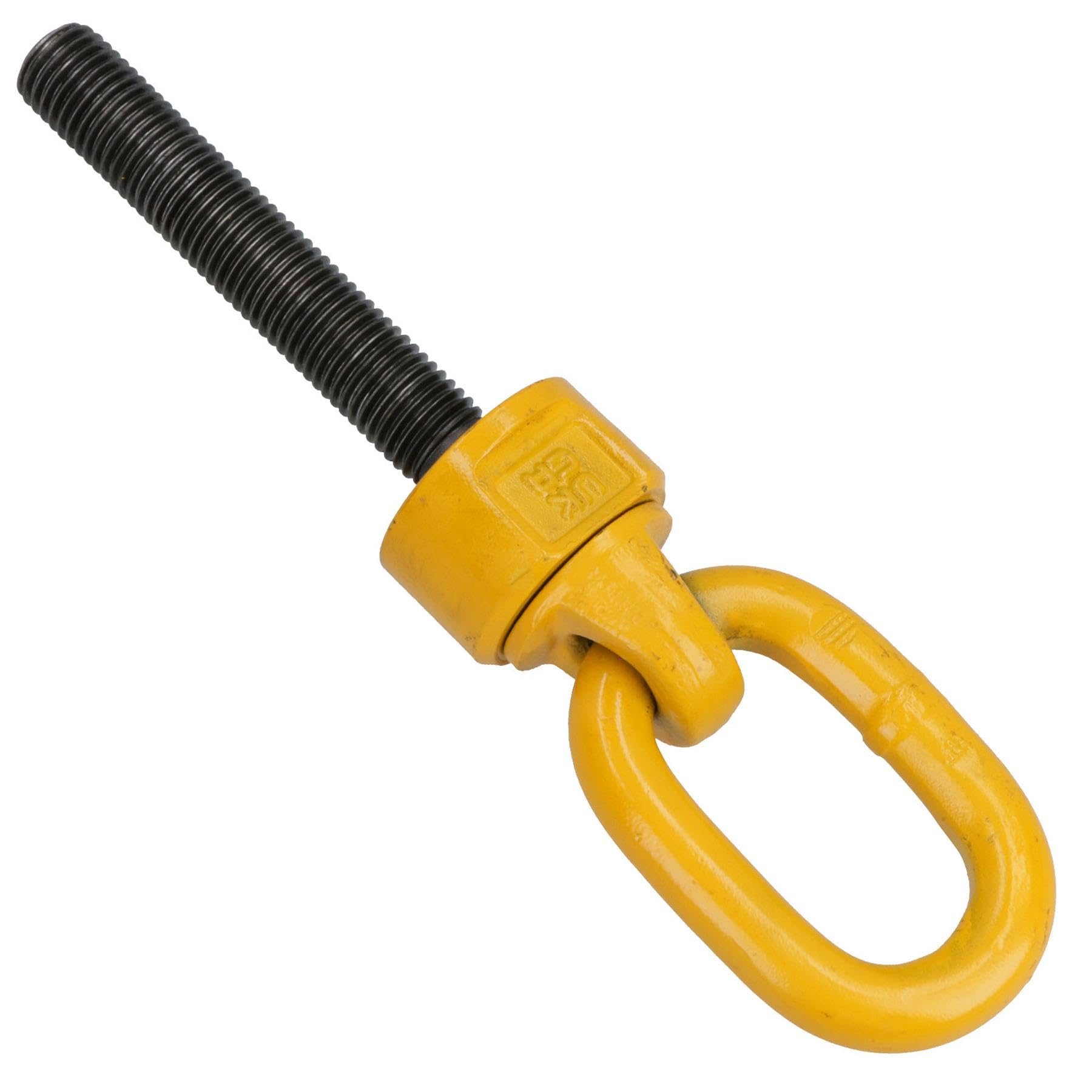 Perno de ojo giratorio M16 x 120 mm con anillo de 1,12 t de capacidad, 1 unidad