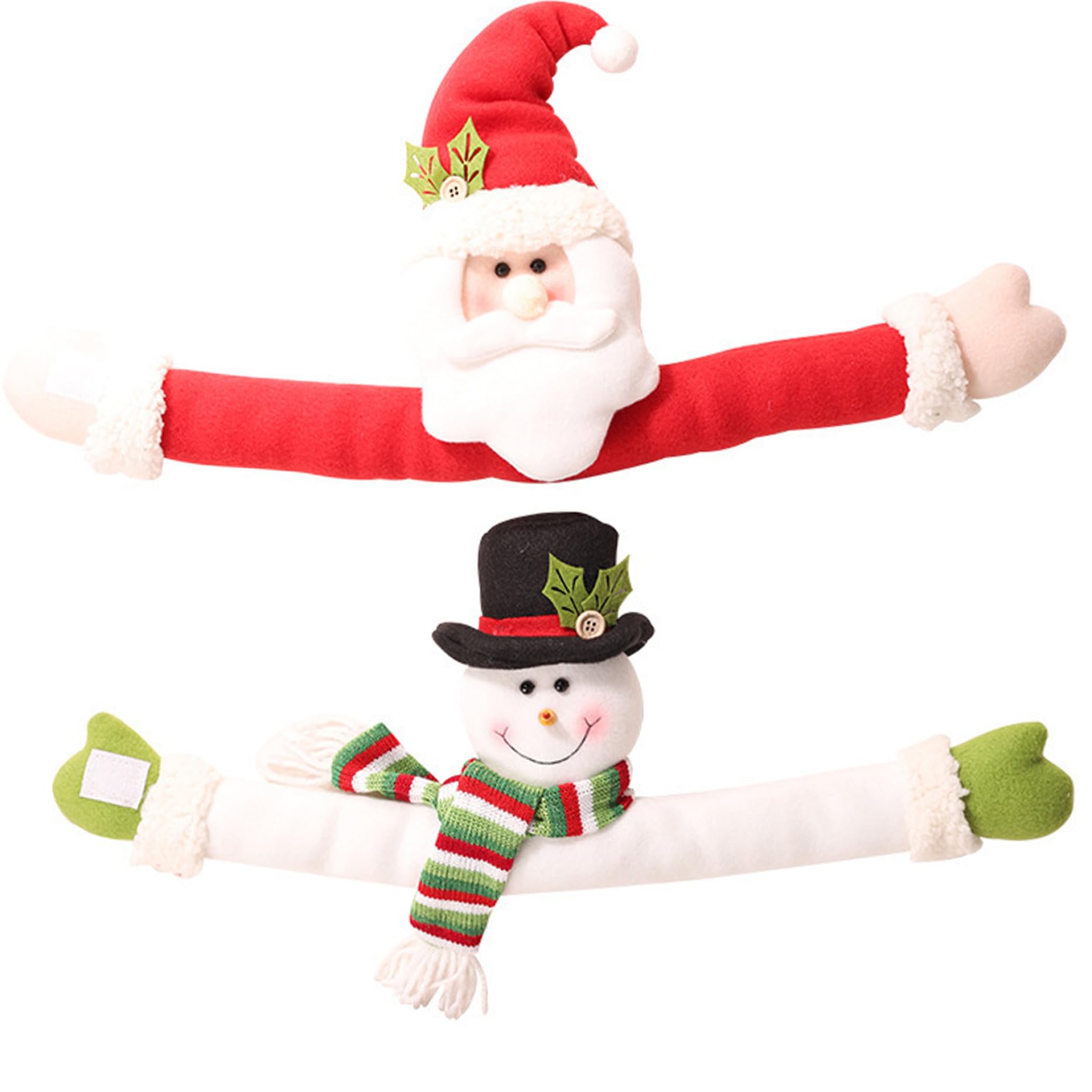 Accesorios de ventana de Navidad y soportes de cortina decorativos