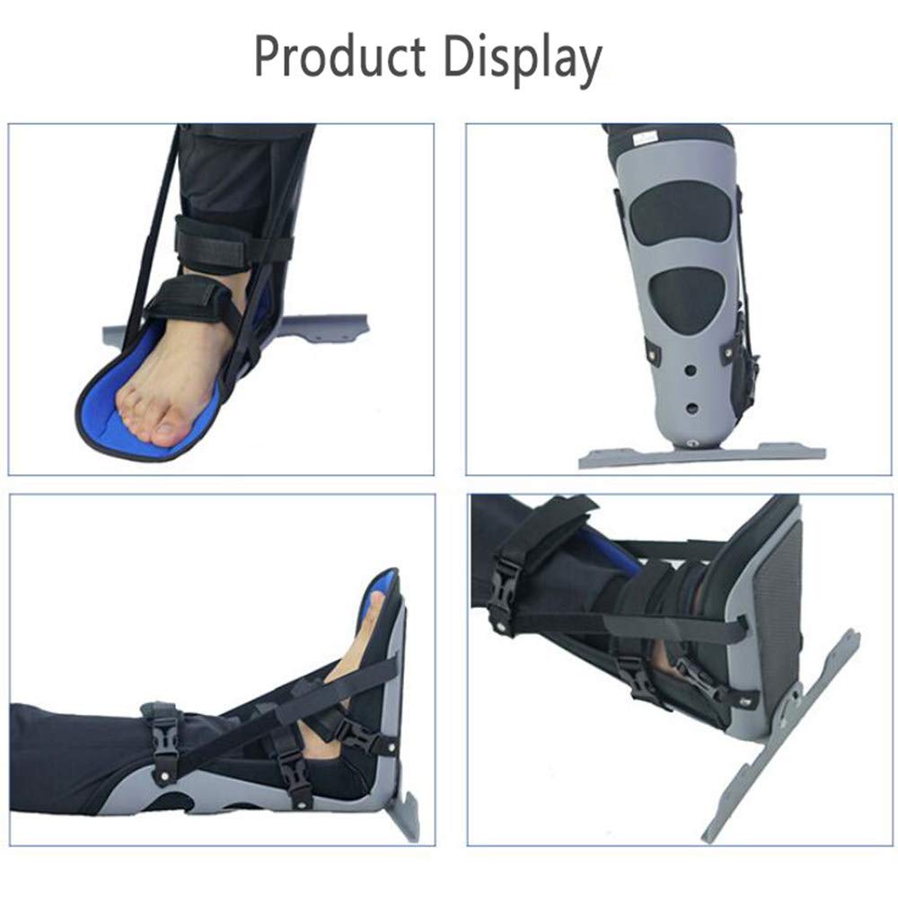 Bota ortopedica Tendon de Aquiles - Férula Fascitis Plantar Nocturna - Férula de Noche para Fascitis Plantar, ortesis de pie Ajustable Vendaje para la articulación del Tobillo,M