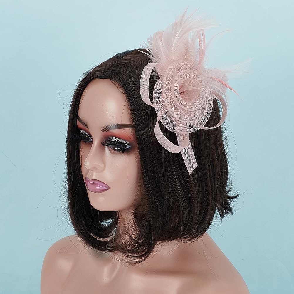 arricraft Women Tea Party Headband Hats for Women Wedding Church Headwear - Image 4