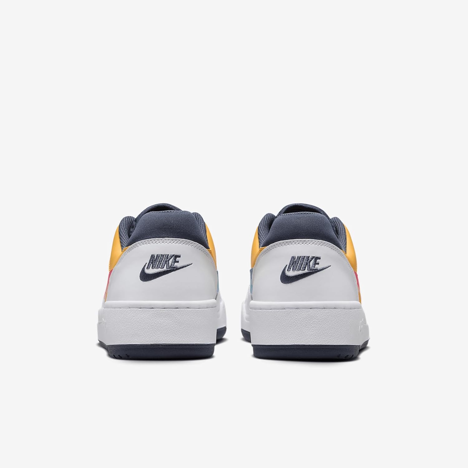 Nike Full Force Low Men's Shoes (HF4846-100, White/Thunder Blue/Dusty Cactus/Racer Pink) Size 11 - Image 6