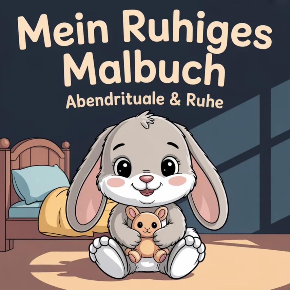 Mein ruhiges Malbuch ab 3 Jahren: Ruhige Ausmalbilder für Abendrituale & zum Runterkommen