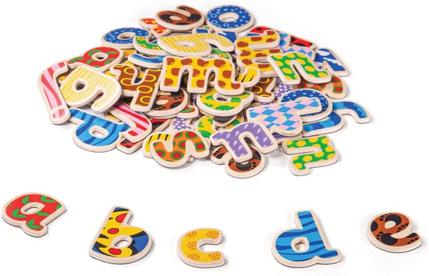 Wooden Magnetic Letters (Lowercase)