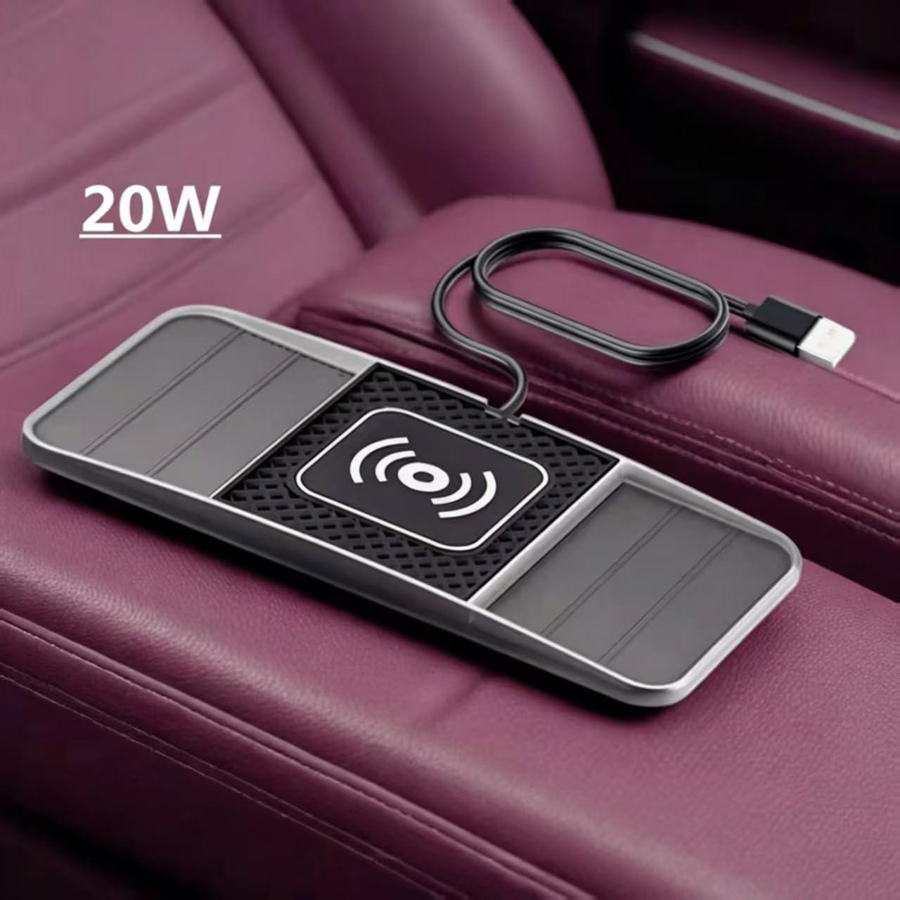 Cargador Inalámbrico Coche 20W para Audi A3 Sportback 8V 2012-2020