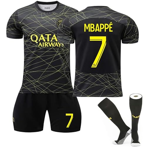 image for SweatyShark Soccer Jersey Set PSG Home Away Mbappé Kids Youth Adults 