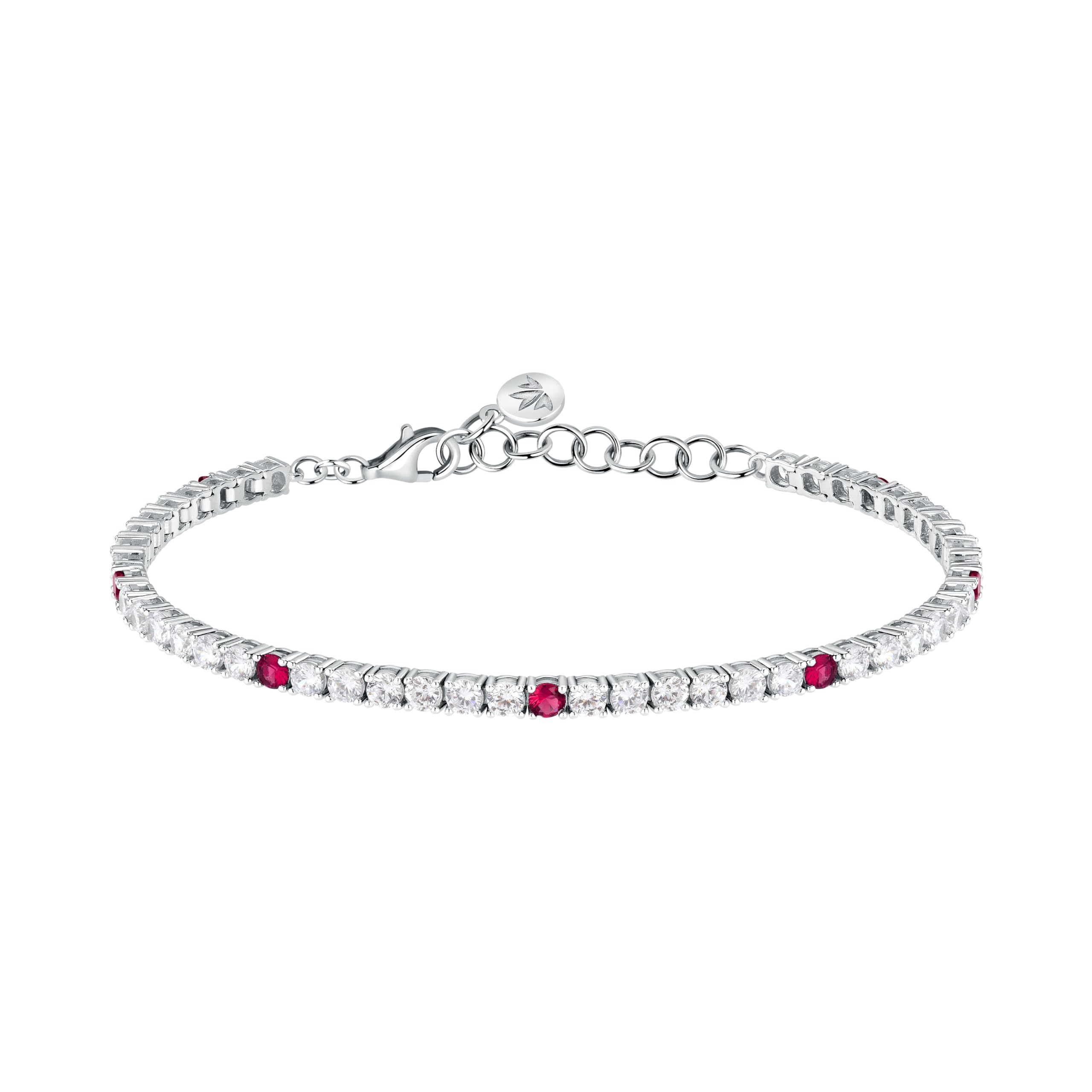 Morellato Bracciale Donna in Argento 925‰, Zirconi, Collezione Tesori, Tennis - SAIW139