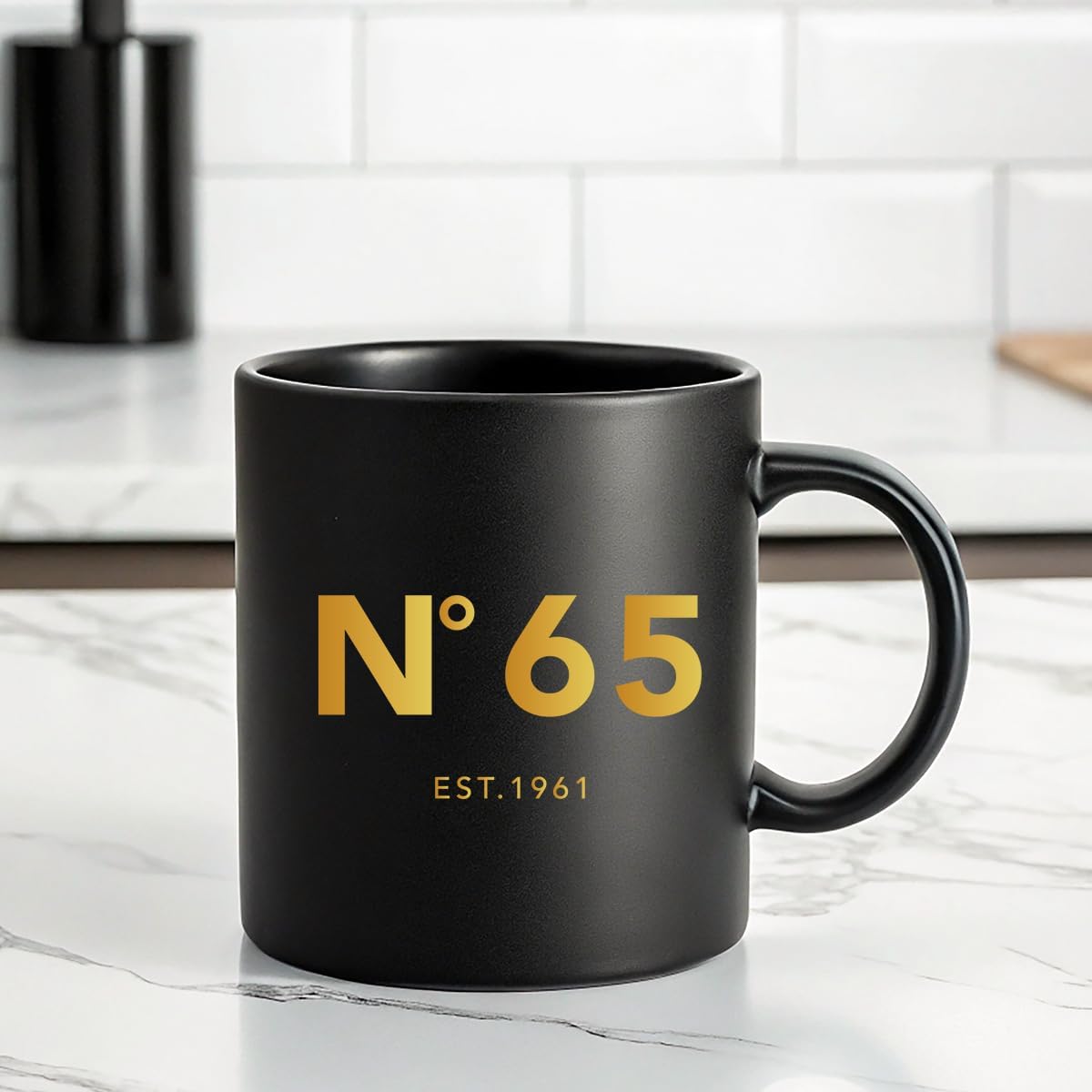 65th Birthday Bifts For Men Women,65 Year Old Birthday Gifts for Women Men,65th Birthday Gifts Women men Dad Sister Best Friends, Birthday Presents Coffee Mug Black - Image 7