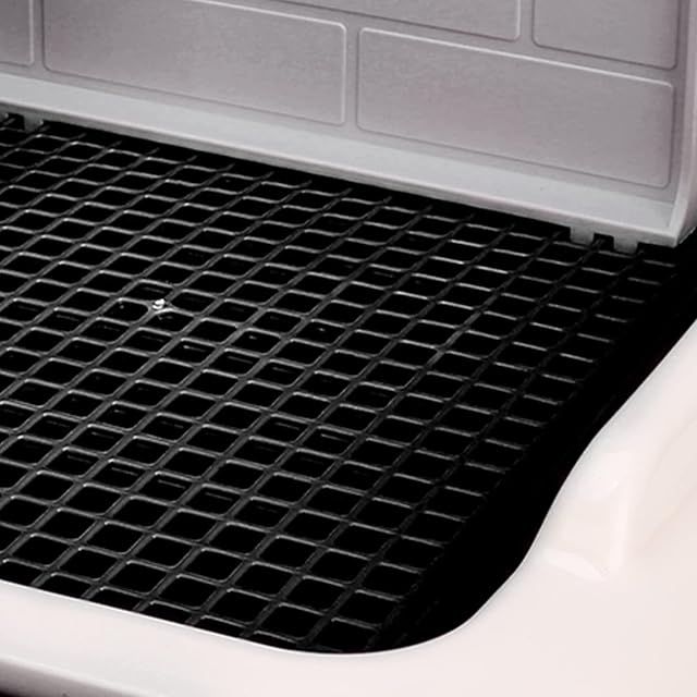 Foto 5 de 8 de Inodoro para Perros Pequeño Orinal Cachorro Almohadilla Negra, Inodoro para Perros con 1 Pared