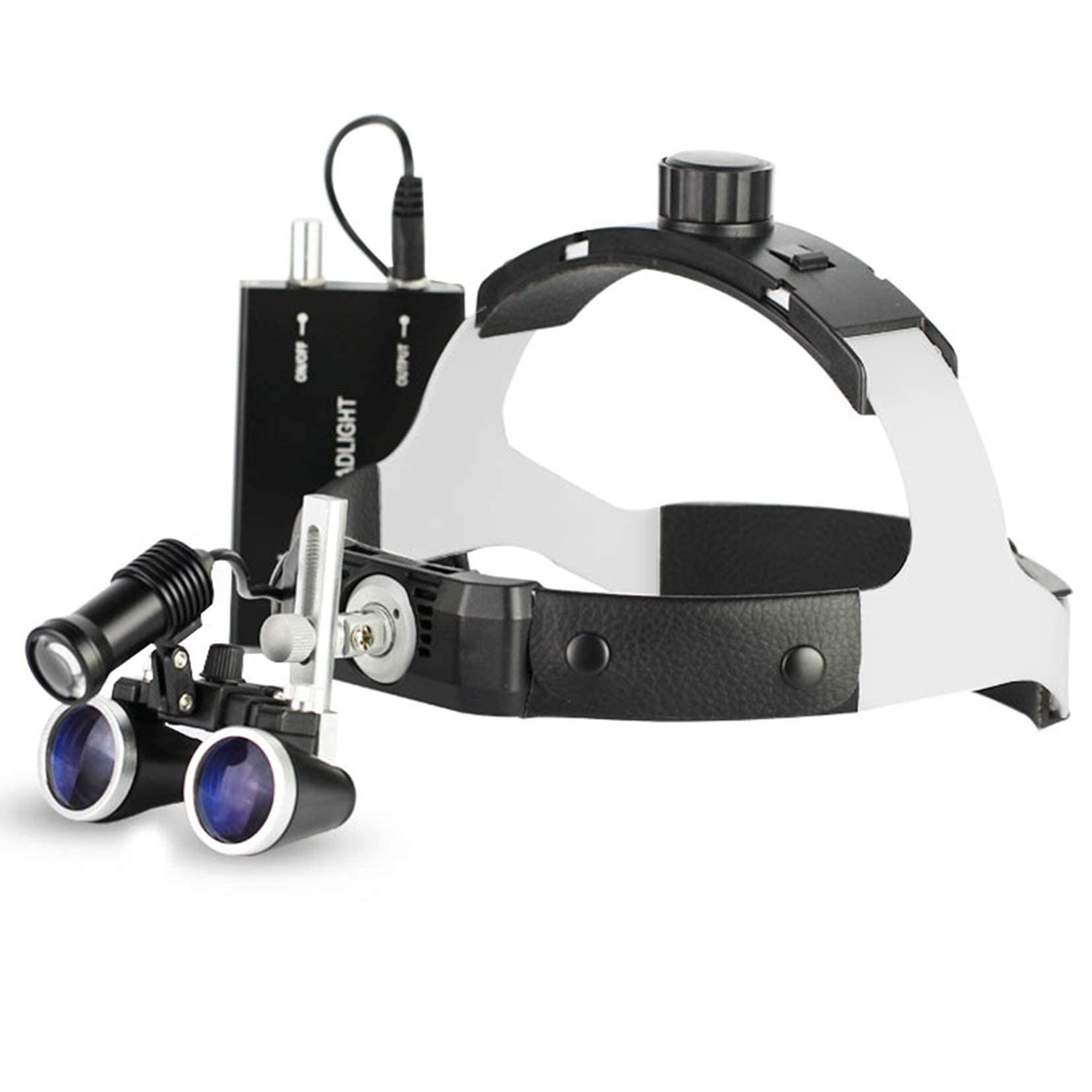 asdchZen Dental Loupes Surgical Binocular Loupes 2.5X Optical Glass Surgical Magnifying Loupes Suitable For Dentistry Cardiovascular Neurosurgery Ophthalmology Stomatology Surgery Led