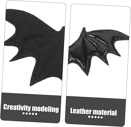 Miniatura 4 de NOLITOY 150 piezas de sombrero de alas de diablo para mini accesorios, sombreros de fantasía, parches de alas malvadas, sombrero, alas de ángel de