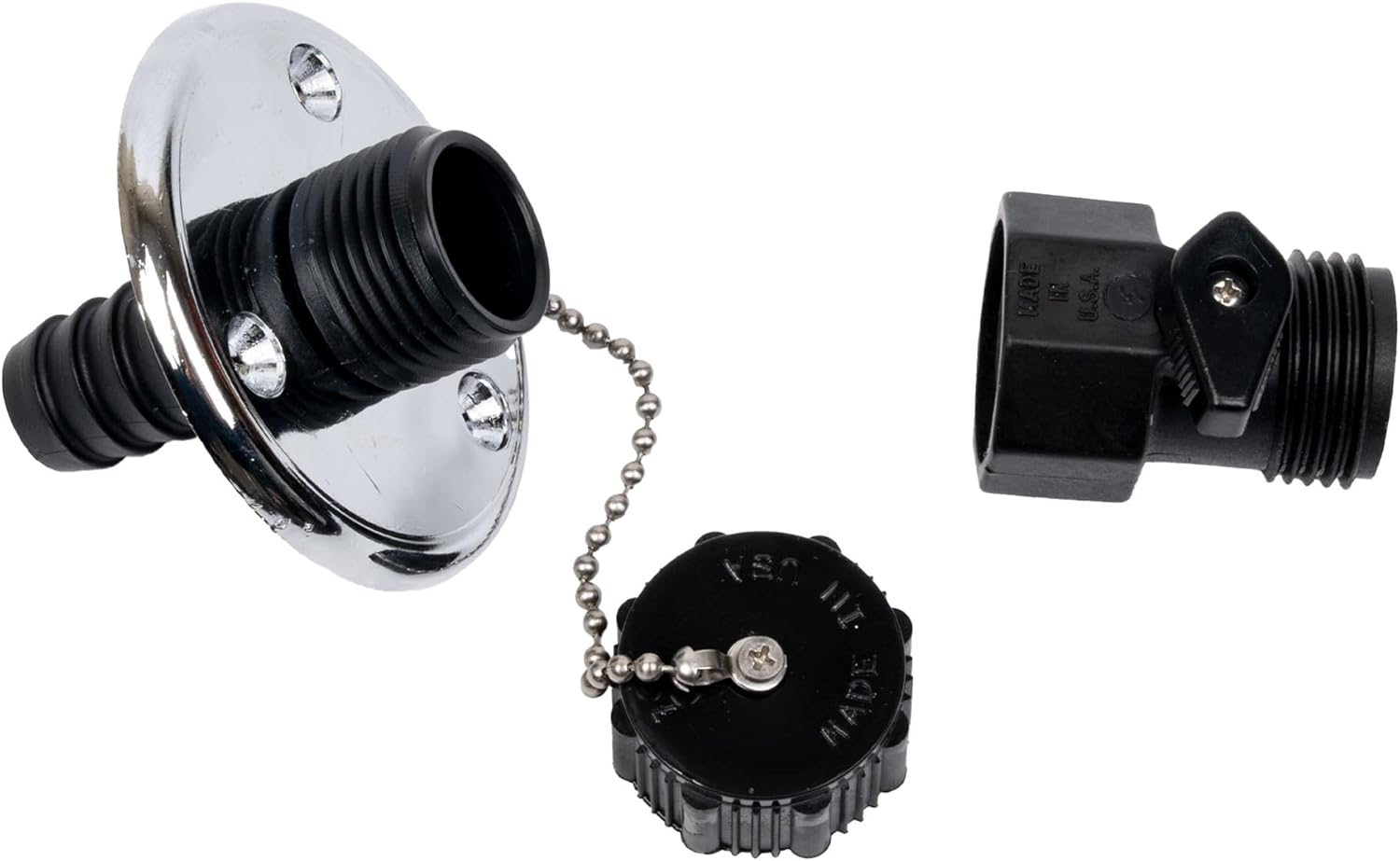 T-H Marine Washdown Valve w/Chrome Base