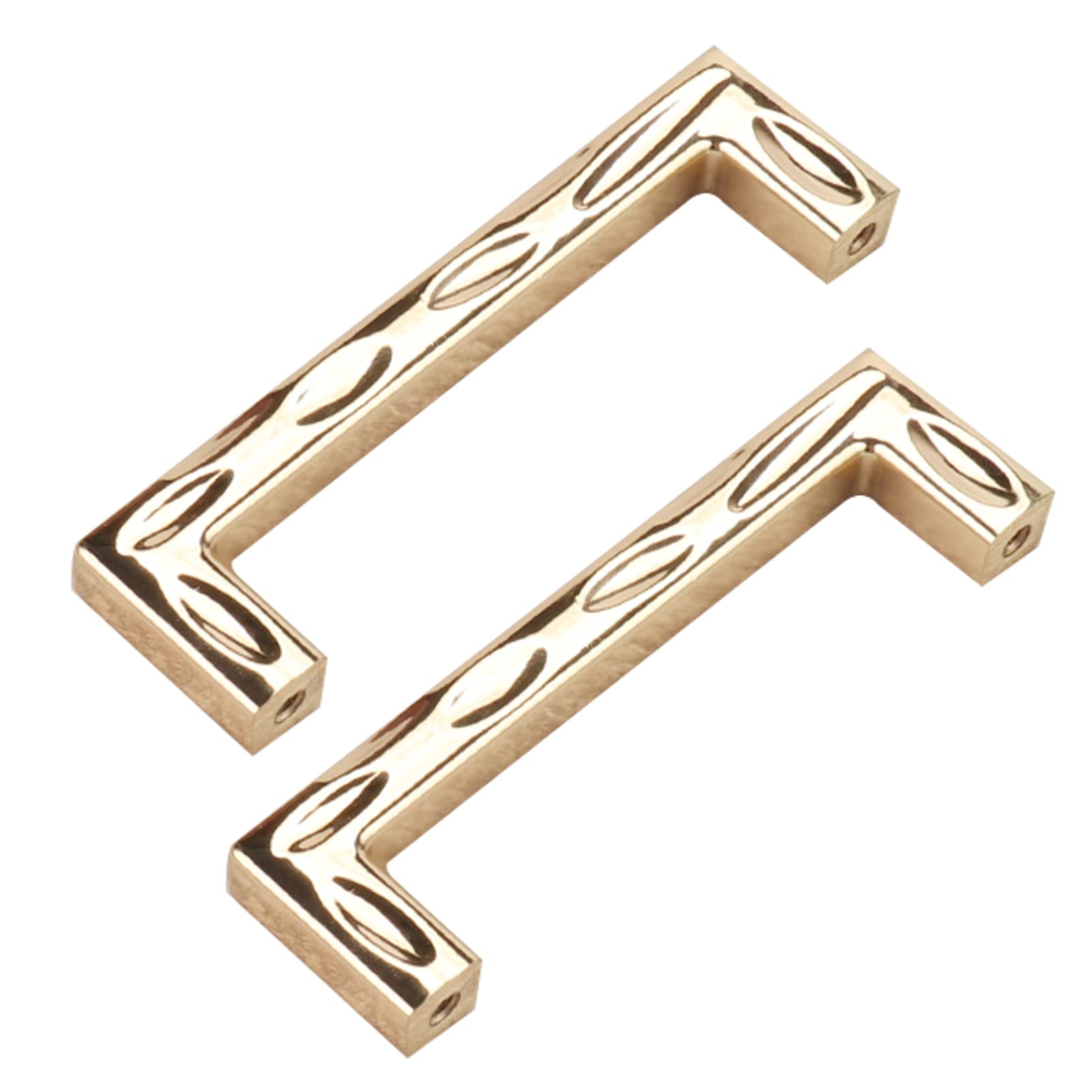 Niusabou One Color Bow Pulls Door Handles, 2 Pack Kitchen Cupboard Bow Pulls Zincy Cabinet Handles Multiple Sizes(Hole Distance 96Mm)
