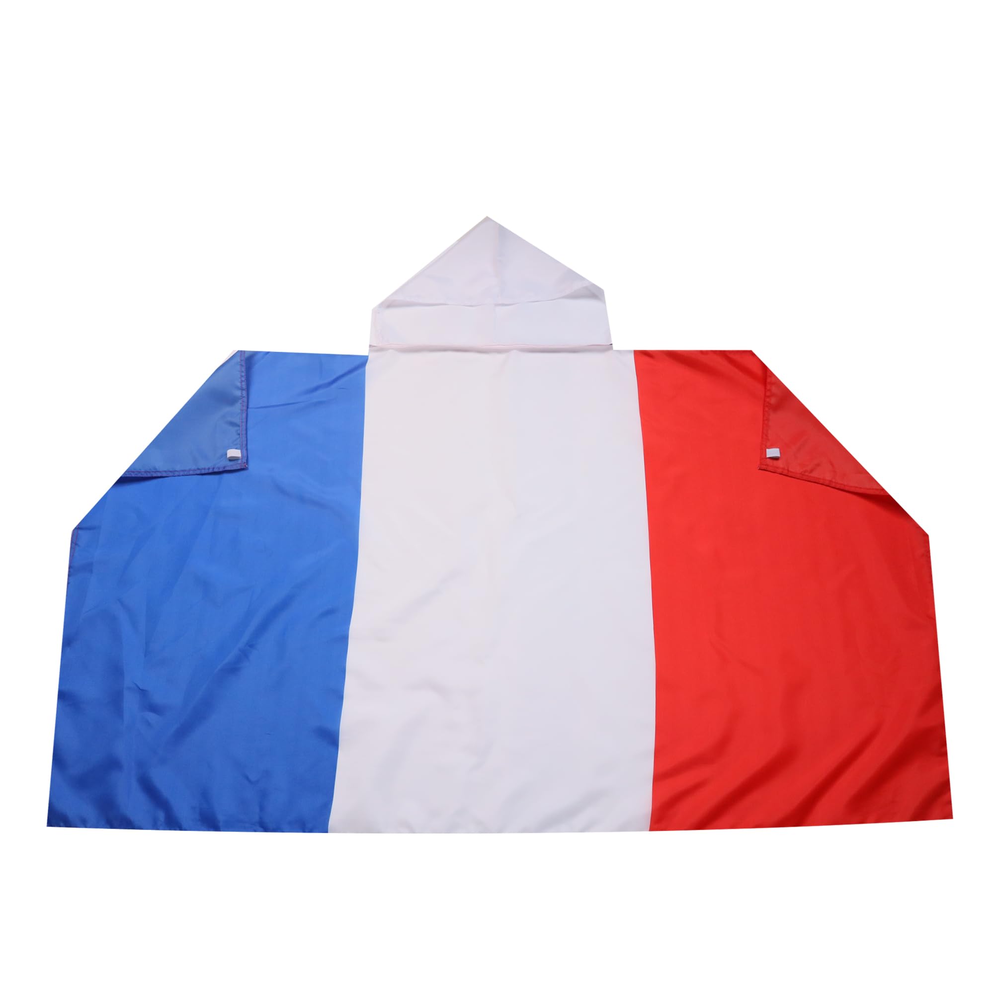 AZ FLAG Bandera de Francia 150 x 90 cm, Capa Bandera Francesa 100% poliéster con mangas integradas, Body Flag francés