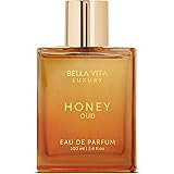 BellaVita Luxury Honey Oud Eau de Parfum (3.4 fl. oz.) | Patchouli, Vanilla, Bergamot, Floral & Spicy + Made with Clean & Vegan Essentials Oils + Cruelty Free | Long-Lasting Unisex Fragrance