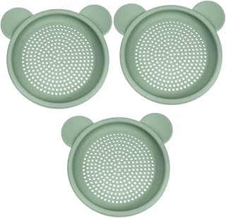 Abaodam 3 Pçs Brinquedo Ampulheta Brinquedos De Verão Para Crianças Brinquedo Do Miúdo Silicone Balde De Praia Poppets Para Crianças Peneira De Areia De Praia Brinquedo Peneira De Areia