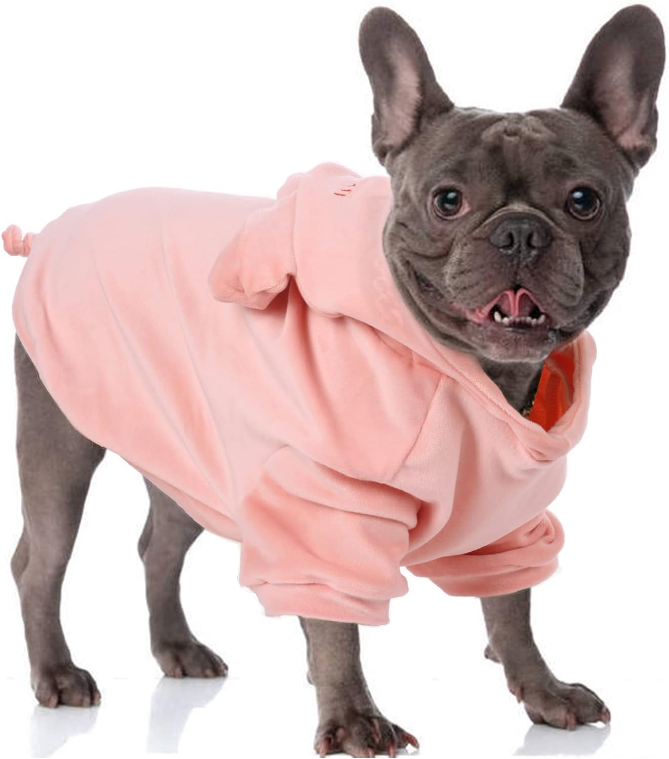 Dog Sweater, Pet Pig Pattern Sweatshirt for Small Dogs Cats, Puppy Hoodie Jacket for Spring, Winter & Autumn, French Bulldog Warm Apparel Outfits, Novel Design Cute Dog Vest