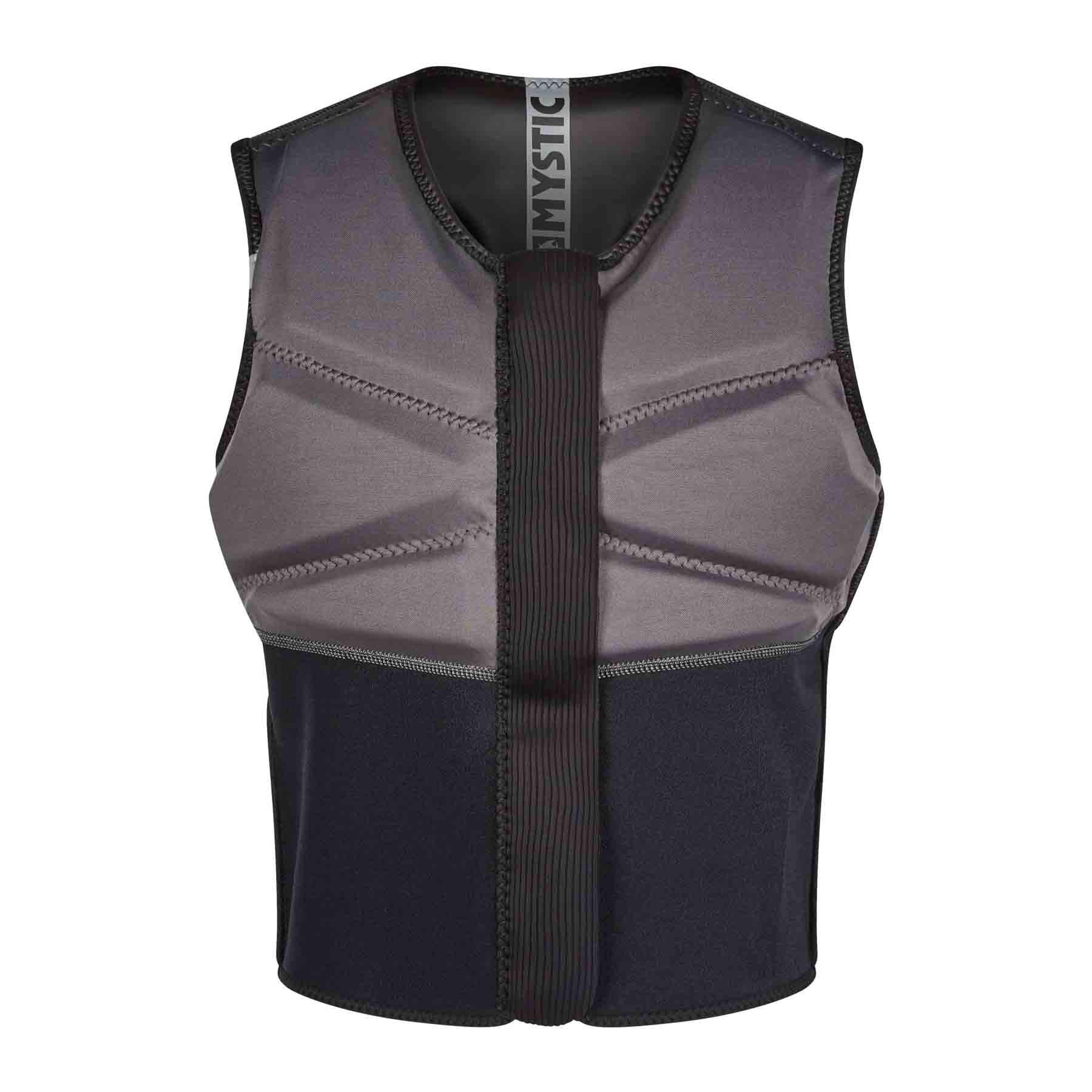 Mystic 2023 Block Kite Surfing Front-Zip Impact Vest - Grey