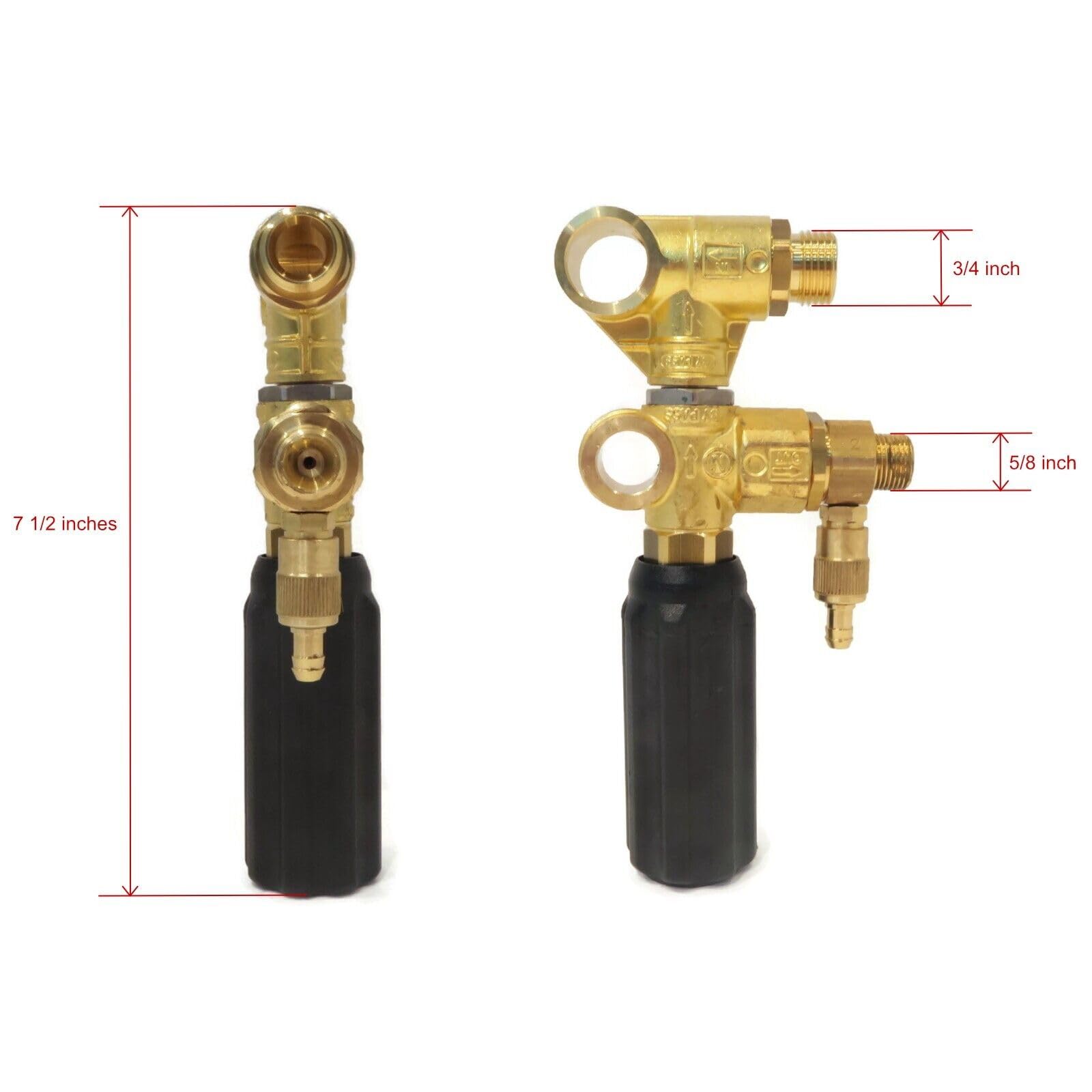 The ROP Shop Genuine OEM Annovi Reverberi Gymatic 3/B Unloader, Injector & Bolt Set for Pump RR, XM & RK