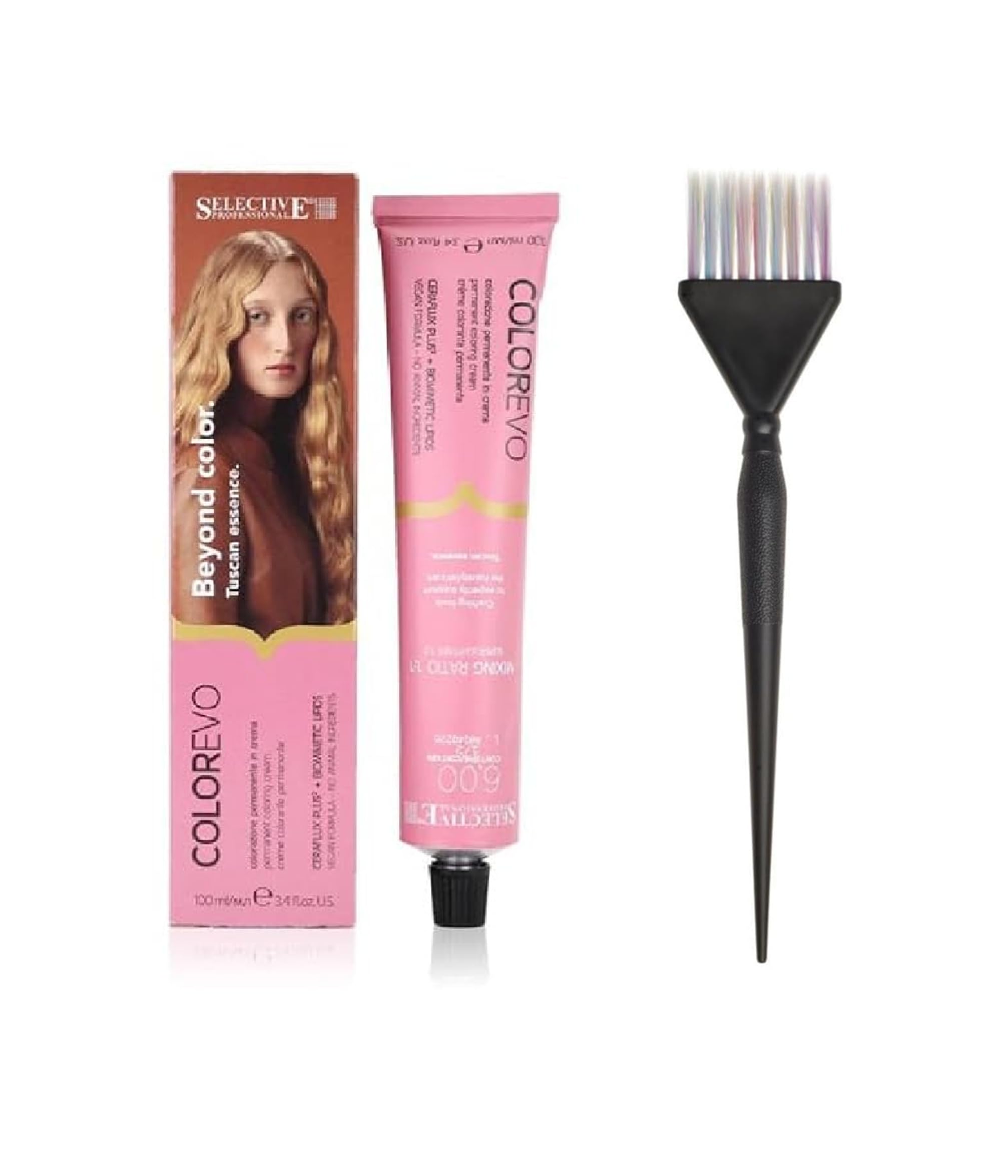 Colorevo Tinte para el pelo, 100 ml, 2 unidades, incluye pincel especial (3.00)