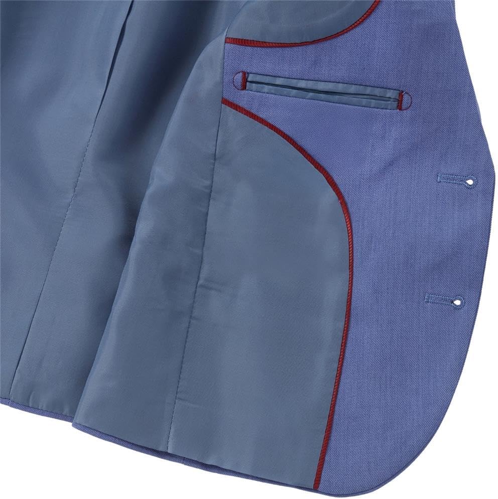 Dressy Daisy 5-Piece Boys Slim Fit Tuxedo Suit Set Formal Outfit Wear Toddler Kids Size 2T-13