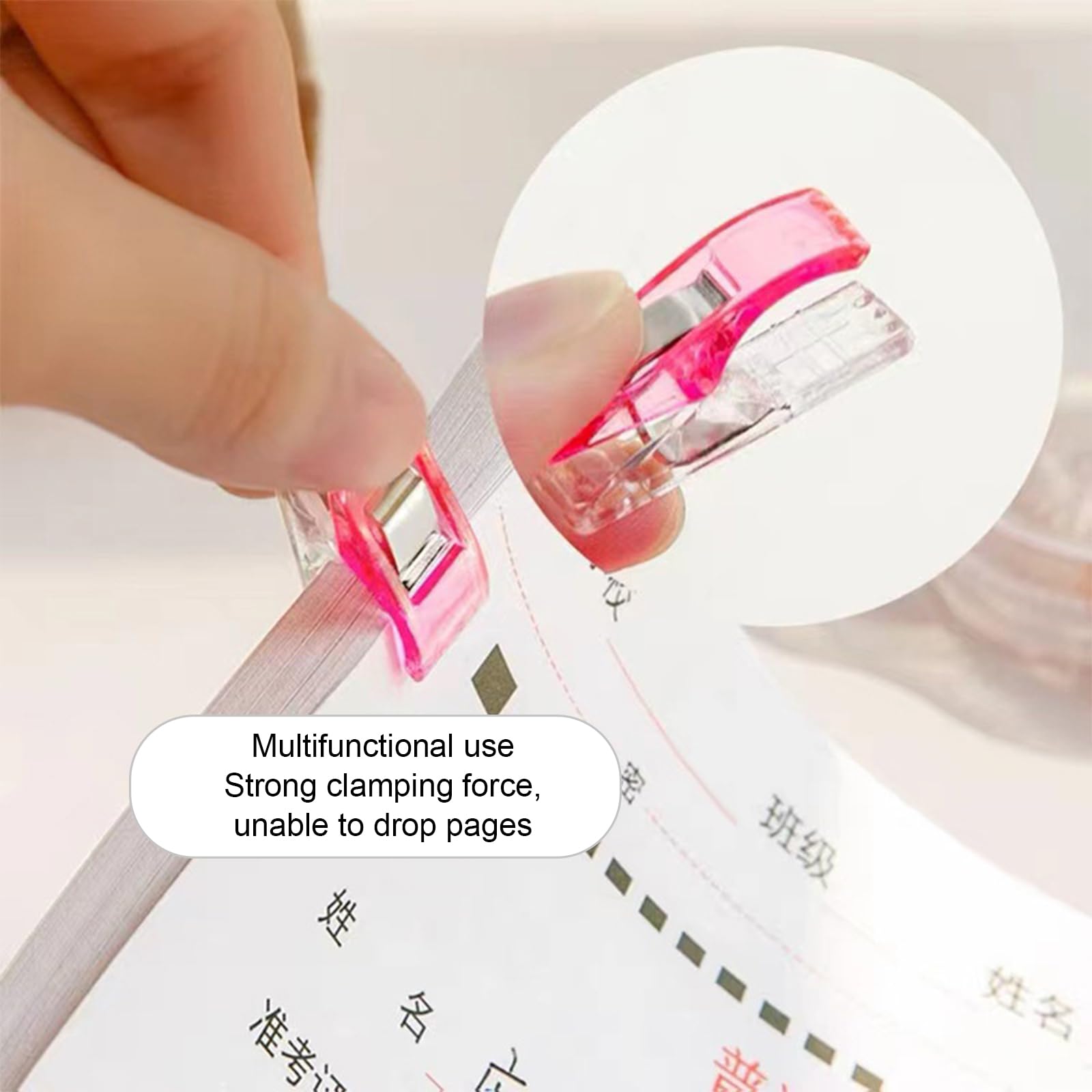 50 Mollette per Tessuto, Pezzi, Clip per Cucire, Clip da Cucito Multifunzionali, Clip per Tessuto in 9 Colori, per Fissaggio, Cucito e Progetti Fai-da-Te, Strumenti Creativi per Designer di Cucito