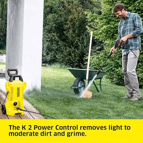 Image of Karcher Pressure Washer, K2 Power Control, Max 2000 PSI, 25 ft. Hose, 2 Spray Wands - 1.45 GPM